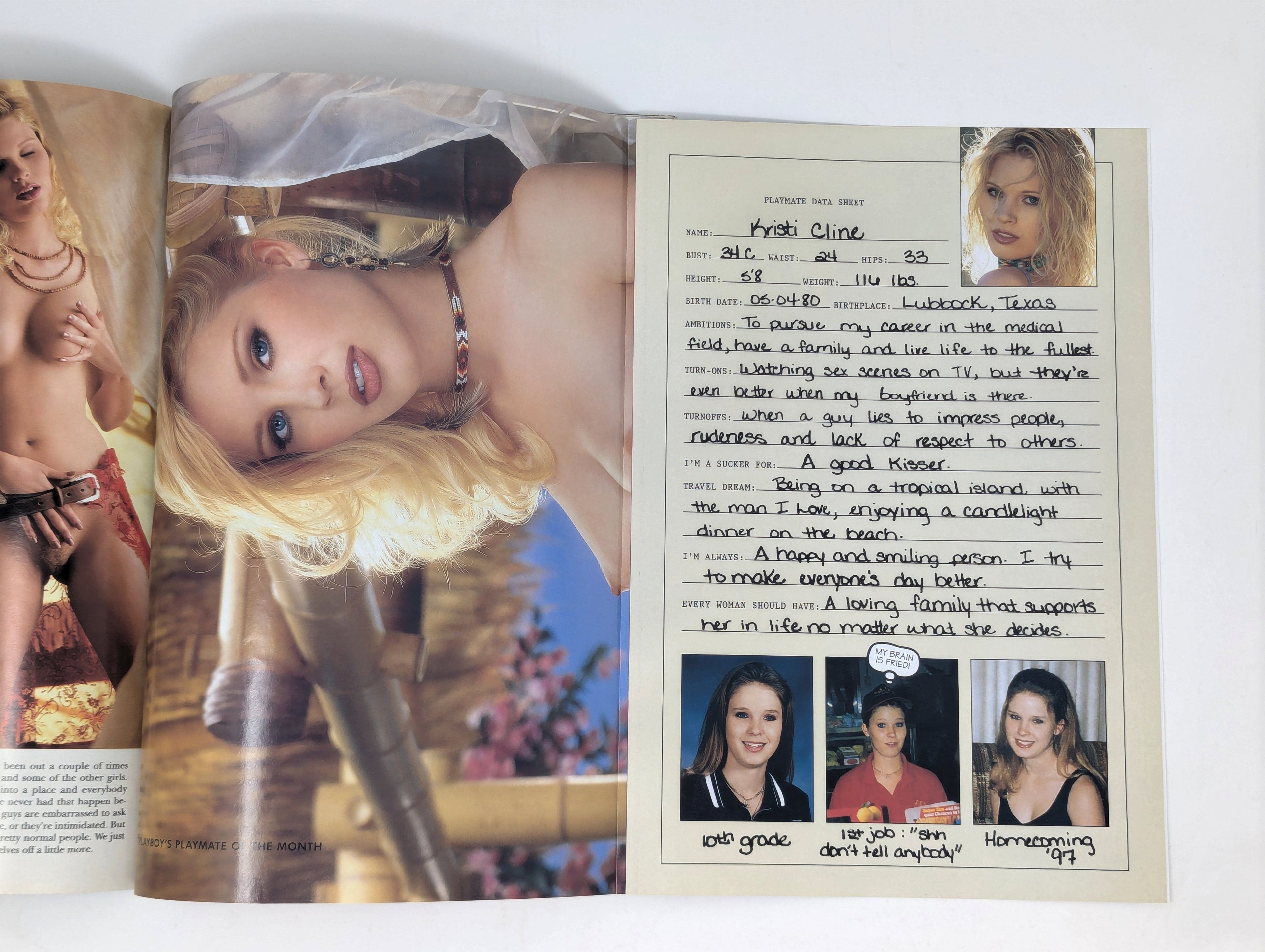 Playboy, September 1999, centerfold image