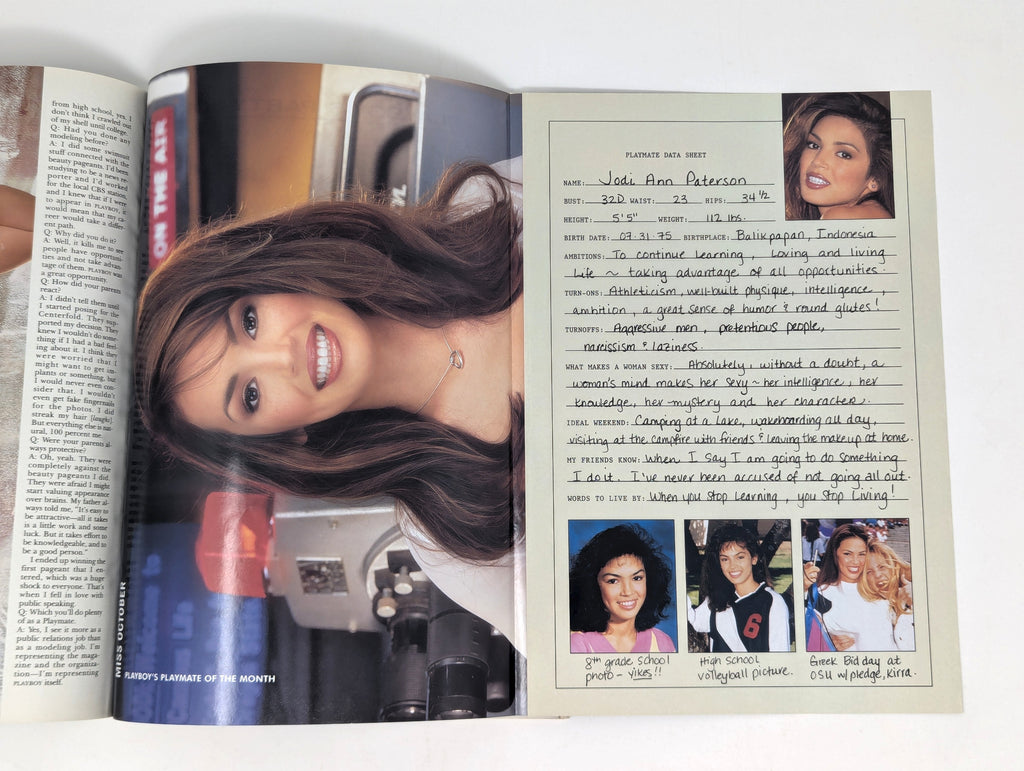 Playboy, October 1999, centerfold image